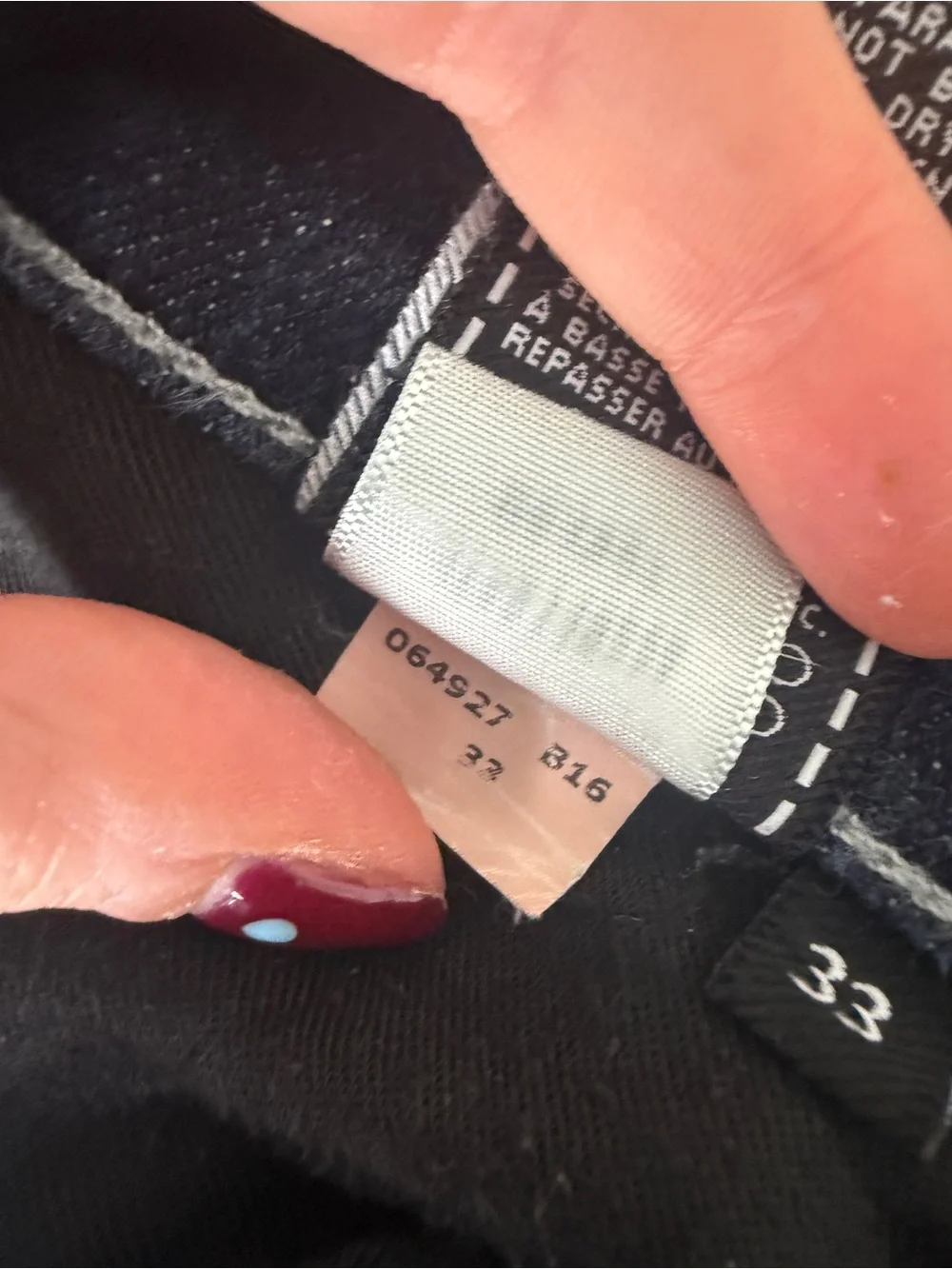 7 For All Mankind Slim Dark Blue Jeans